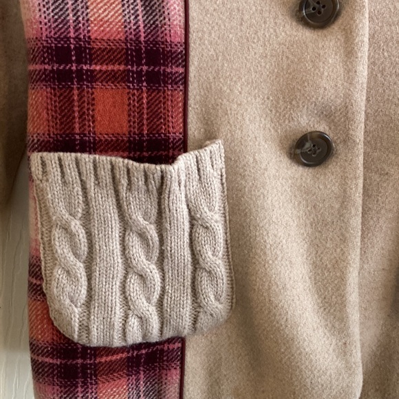 Sundance pink plaid blazer, Petite 10 - Picture 5 of 10